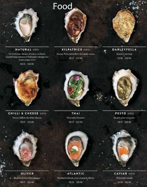 Oyster Bar Menu Menu for Oyster Bar Mandurah City of Mandurah - Urbanspoon/Zomato #seafood # ...