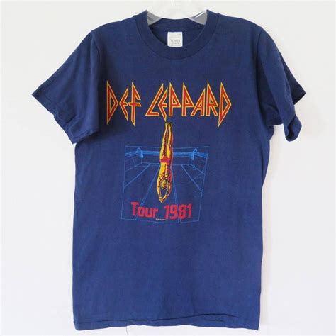 Def Leppard, "High 'n' Dry" Tour 1981 T-Shirt - Front, #HighNDry35 | 2016-07-12 | Def leppard ...