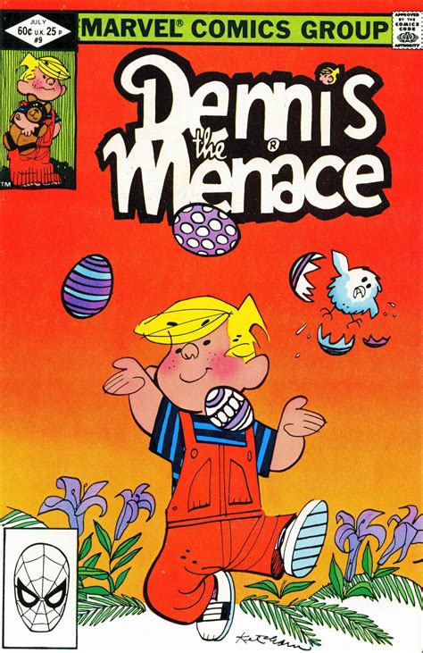 Dennis The Menace #9, July 1982 | Comic covers, Comic book covers, Comics