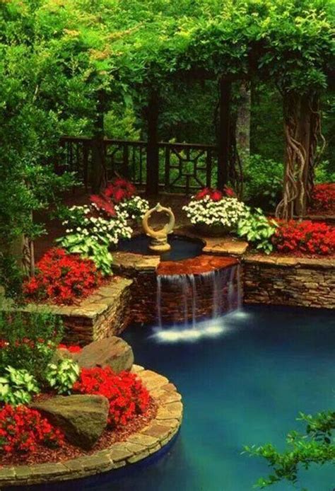 Pin by Mirtes on Falls | Ponds backyard, Backyard, Waterfalls backyard