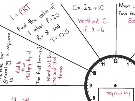 Revision Clock-formula | Teaching Resources