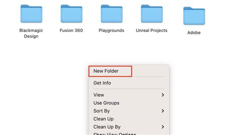 How To Create A New Folder On The Mac