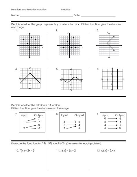 Algebra 25 Function Notation Worksheet – Englishworksheet.my.id