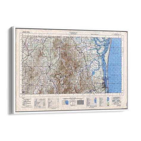 1954 Topographic Map of Southport (Gold Coast), Queensland – Vintage Maps