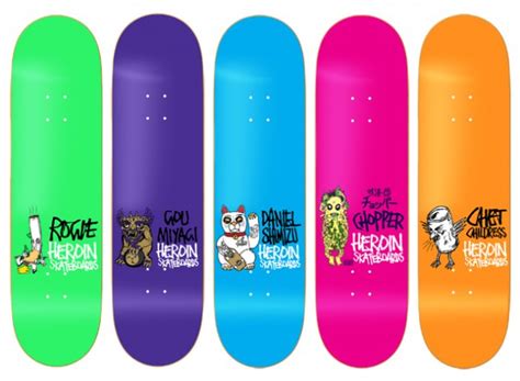 Heroin Skateboards Summer 2015 decks – Caught in the Crossfire