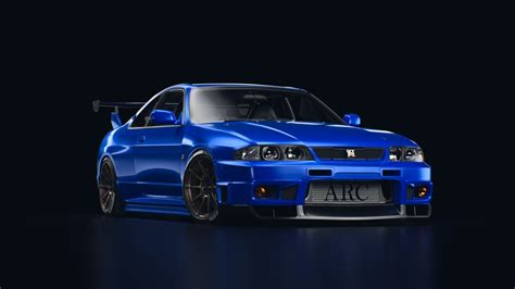 nissan GT-R R33 3D model | CGTrader