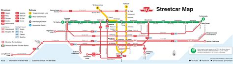 Toronto streetcar map - Ontheworldmap.com