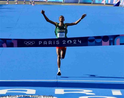 RRW: Tamirat Tola Breaks Olympic Record, Wins Men's Marathon Gold At Paris 2024 - World-Track ...