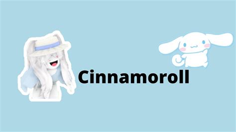 Cinnamoroll avatar idea - YouTube