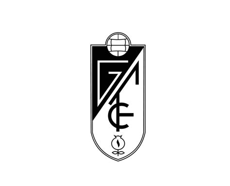 Granada Club Logo Black Symbol La Liga Spain Football Abstract Design Vector Illustration ...