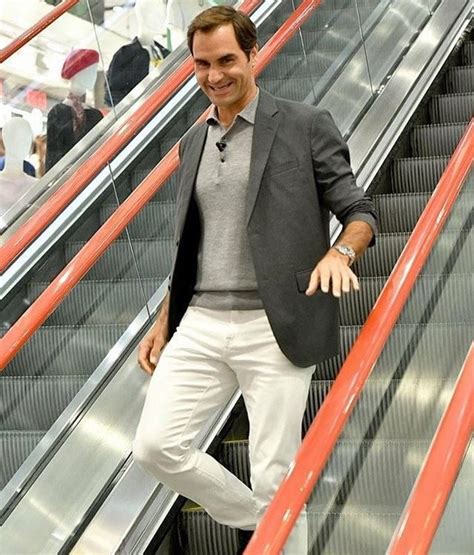 Roger Federer Launches New Uniqlo LifeWear Collection At Uniqlo NYC Flagship With Appearance And ...