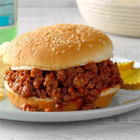 Sloppy Joes Sandwiches Recipe | Taste of Home