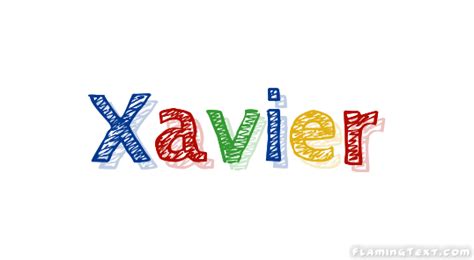 Xavier Logo | Free Name Design Tool from Flaming Text