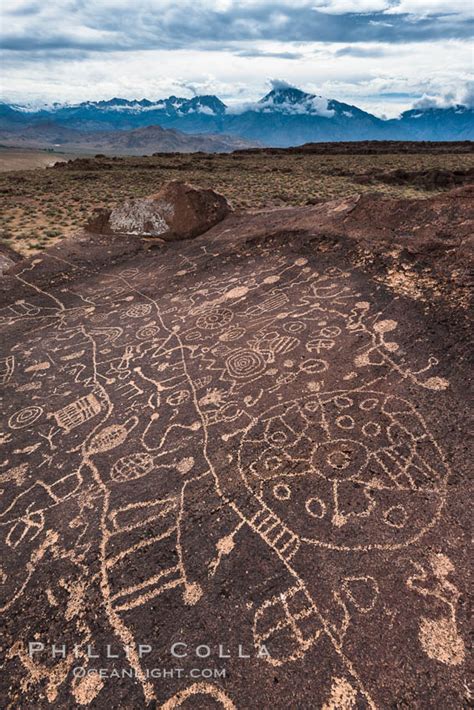 Sky Rock petroglyphs Bishop California, #27001