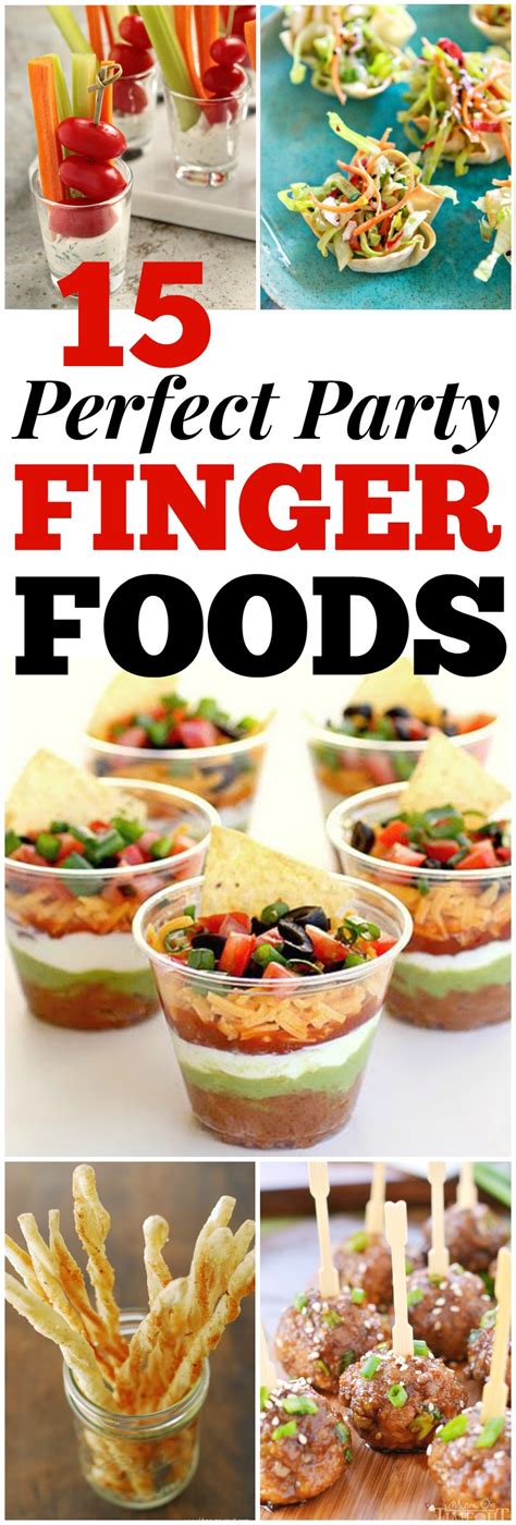 15 Party Finger Foods - The Realistic Mama