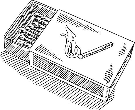 Matchbox Drawing Stock Illustration - Download Image Now - Matchbox ...