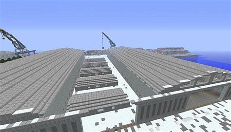 Large aircraft hangar Minecraft Map