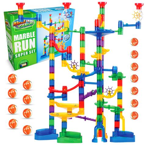 Buy Marble GeniusMarble Run (150 Complete Pieces) Maze Track or Building Toys for Kids Ages 4-8 ...