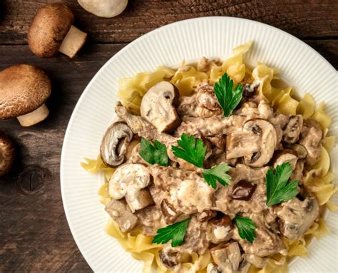 Creamy Slow Cooker Mushroom Stroganoff Recipe | Crockpot®