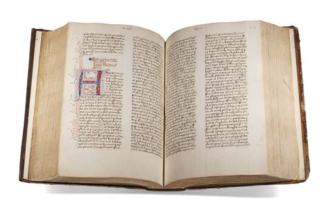 BIBLE, with prologues, in Latin, decorated manuscript on paper, Utrecht ...