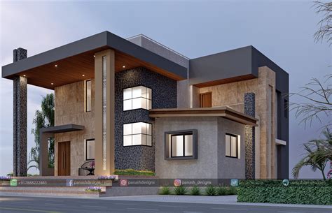 Panash Designs - BUNGALOW ELEVATION