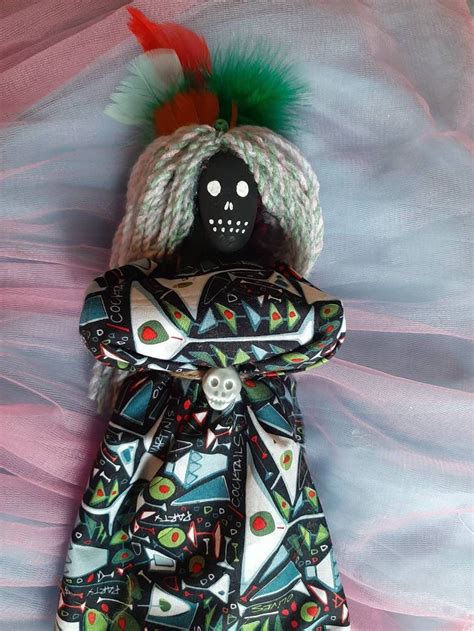 Authentic Voodoo doll multi colored blessed for wealth love | Etsy