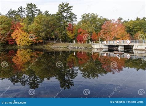 Fall Color Reflections - Three Lakes, Wisconsin Area Stock Photo - Image of fall, nicolet: 276826806