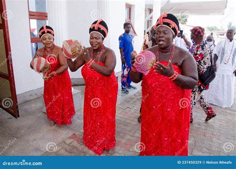 Oba of Benin Gets Documents on Repatriated Artefacts. Editorial Stock ...