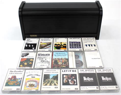 The Beatles Collection: 16 Cassette Tape Collection Roll Top Box