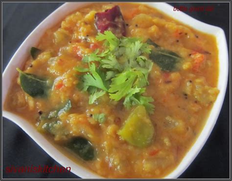 Sivani's Kitchen: Bottle Gourd Dal / Sorakaya Pappu