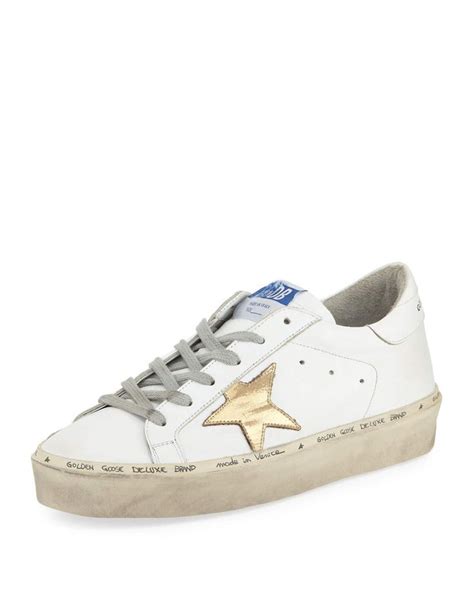 Golden Goose Hi Star Leather Platform Sneaker | Sneakers, Platform ...