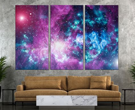 Universe NASA Photography Galaxy Canvas Art Space Wall Art Abstract ...