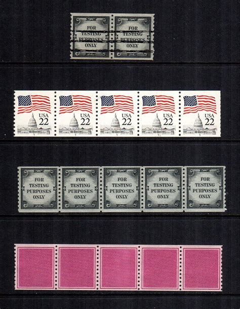 US 4 MNH test coil stamps | United States, General Issue Stamp / HipStamp