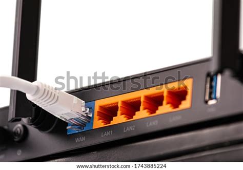 Wan Port Cable Lan Ports Connector Stock Photo 1743885224 | Shutterstock