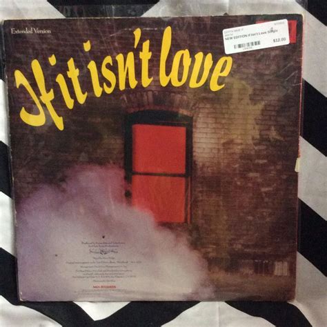 Vinyl Record – New Edition – If It Isn’t Love – Single | Boardwalk Vintage