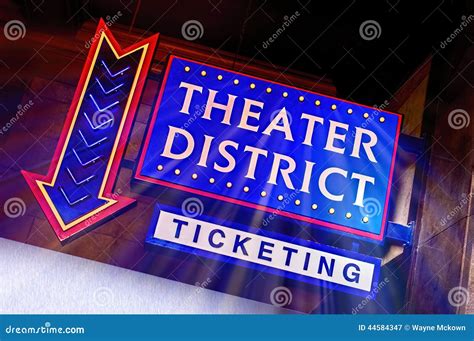 Theater neon sign stock image. Image of illumination - 44584347