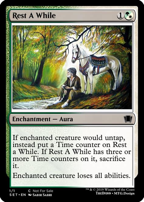 Rest, Weary Traveler : r/custommagic