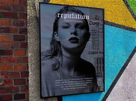 Taylor Swift Reputation Album Cover Poster fac - Inspire Uplift