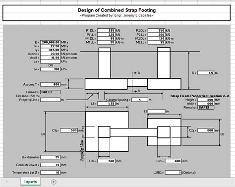 Strap footing: Meaning, types, design, advantages and disadvantages