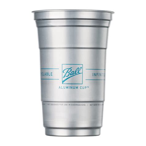 Ball Aluminum Cups - The Ultimate 100% Recyclable Cold-Drink Cup - 16 oz - 24 Pack