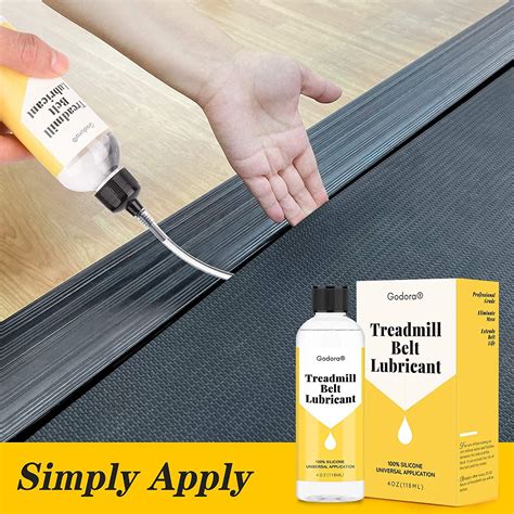 100% Silicone Treadmill Lubricant/Treadmill Lube, 4 Ounces Premium Silicone Oil for Treadmill ...