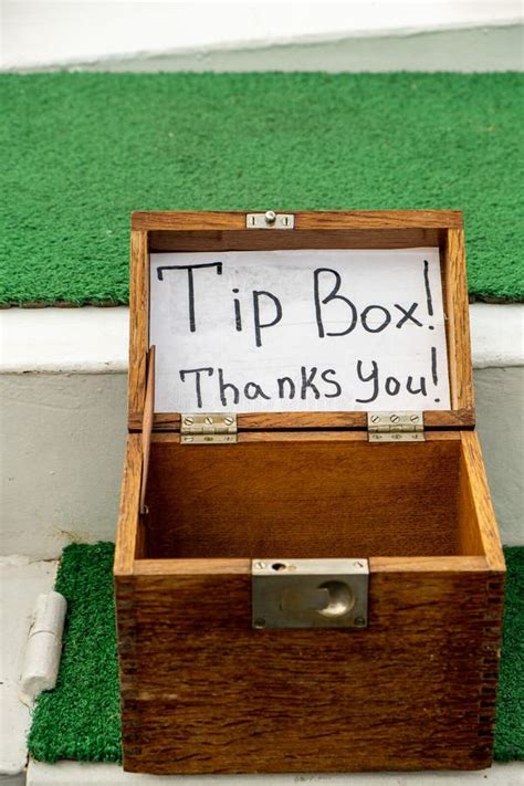 Tip Box stock photo. Image of rewarding, tips, tipping - 34634000