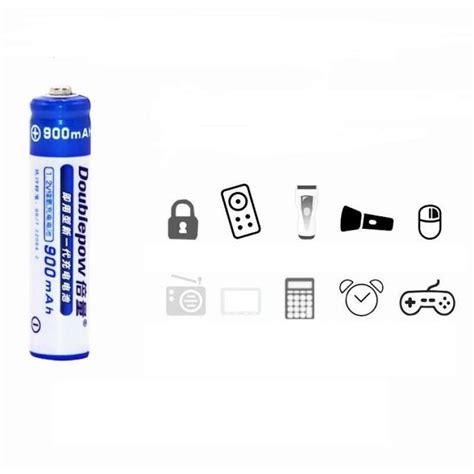 Jual DOUBLEPOW Battery Baterai Alkaline Rechargeable Cas AAA 900mAh 1 Pcs di Seller Cybercom ...