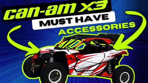 Accessories You Need for Your Can Am Maverick X3! - YouTube