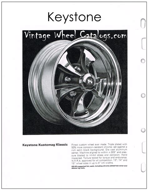 Keystone | Vintage Wheel Catalogs