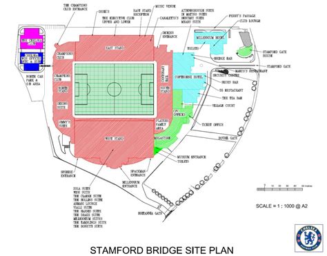 Chelsea FC Stadium Map