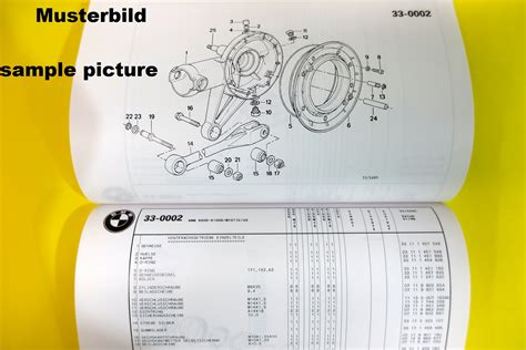 Parts catalog, BMW K100 2V models