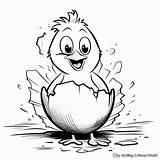 Cracked Egg Coloring Pages  Free & Printable sketch template