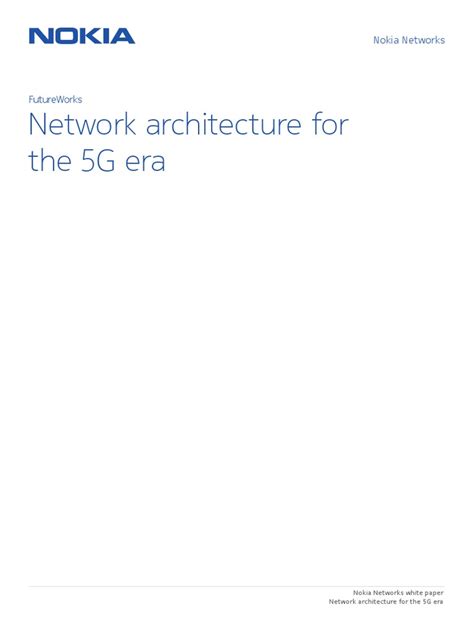 Nokia 5g Architecture | PDF | Computer Network | Cloud Computing