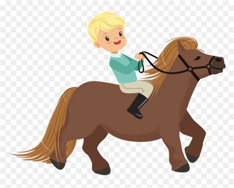 Ride A Horse Cartoon, HD Png Download - vhv